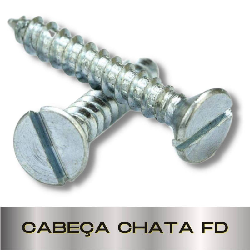 Parafusopar | Parafuso para Madeira | Cabeça Chata FD
