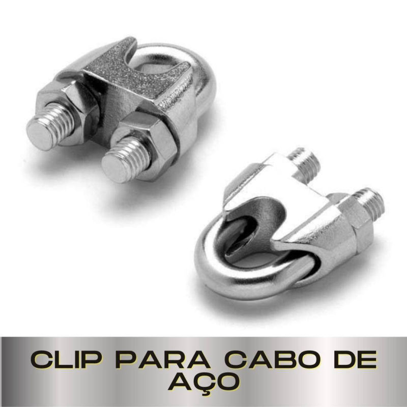 Parafusopar | Fixadores | Clip para Cabo de Aço