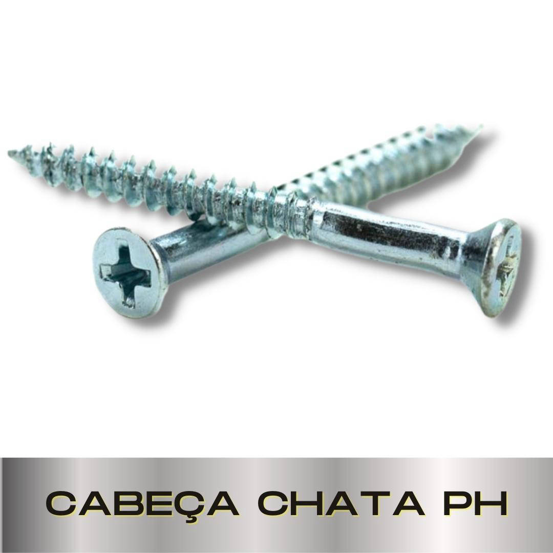 Parafusopar | Parafuso para Madeira | Cabeça Chata PH