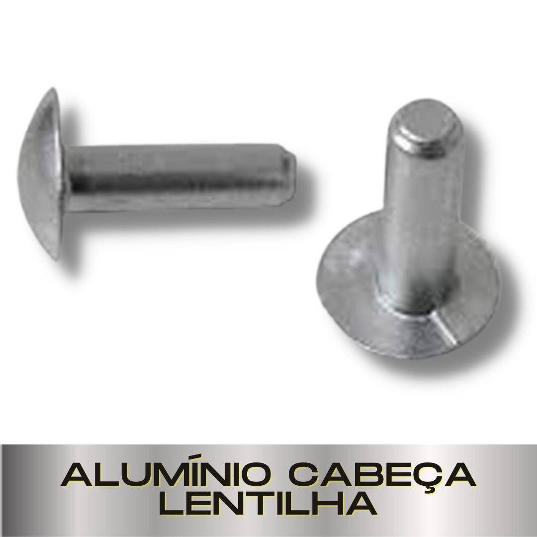 Parafusopar | Rebite Alumínio Cabeça Lentilha