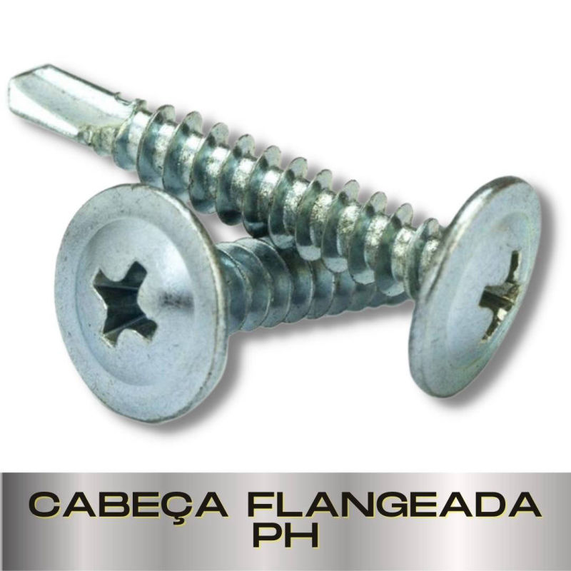 Parafusopar | Parafusos Brocante | Cabeça Flangeada PH