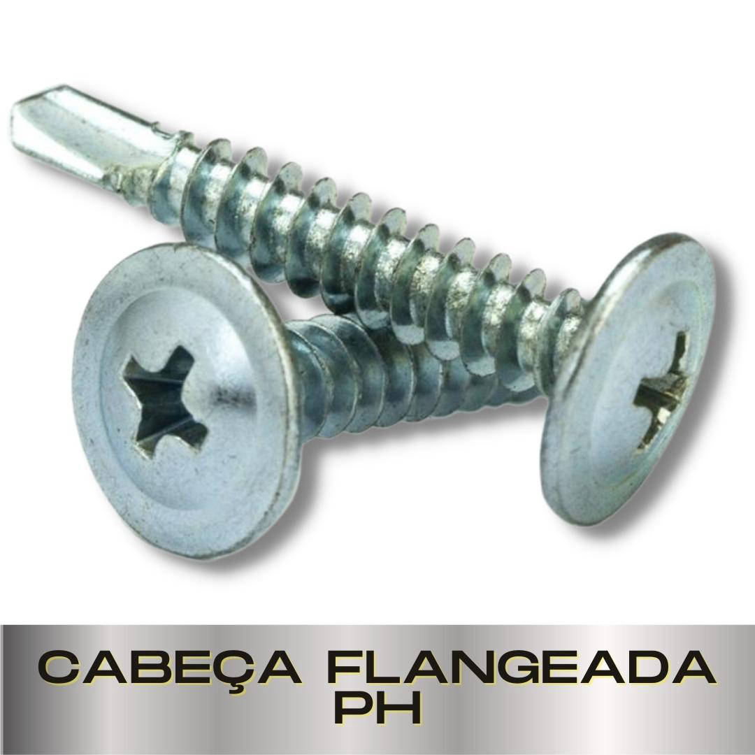 Parafusopar | Parafusos Brocante | Cabeça Flangeada PH