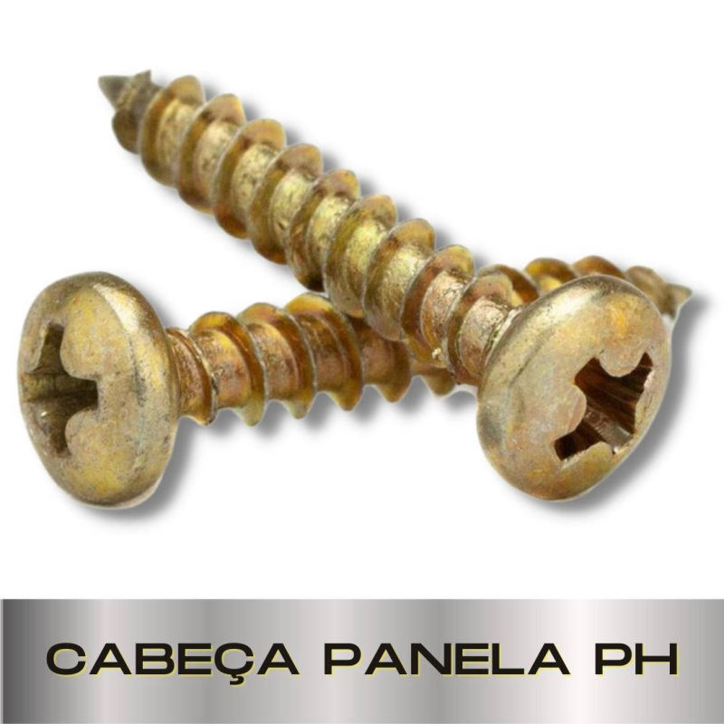 Parafusopar | Parafusos Chipboard | Cabeça Panela PH