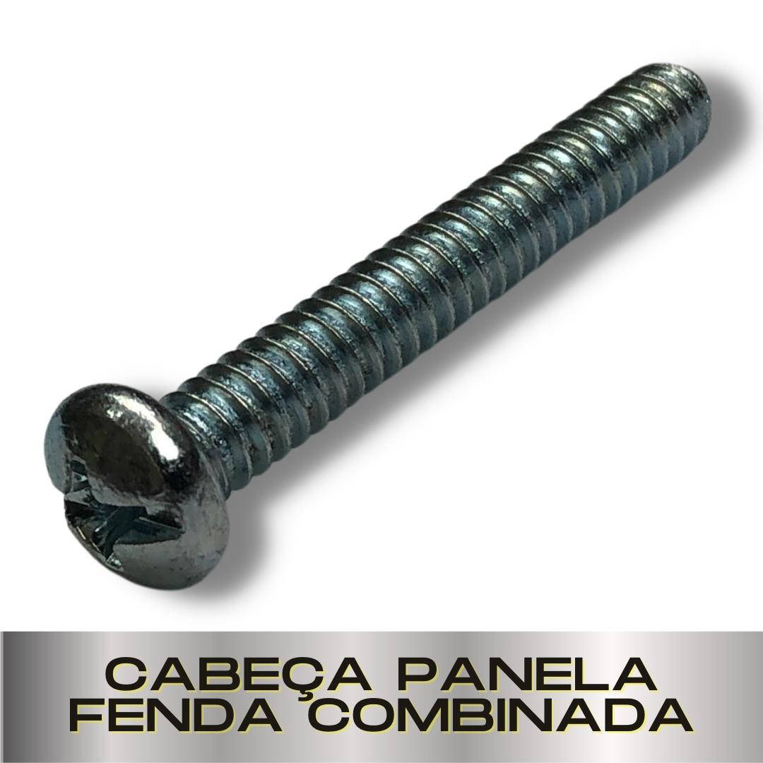 Parafusopar | Parafuso Fendado Rosca Máquna | Cabeça Panela Fenda Combinada