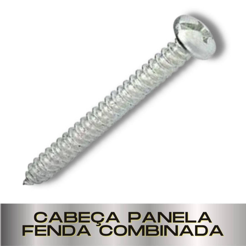 Parafusopar | Parafusos Auto Atarraxante | Cabeça Panela Fenda Combinada