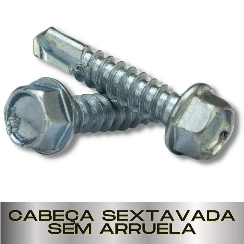 Parafusopar | Parafusos Brocante | Cabeça Sextavada Sem Arruela