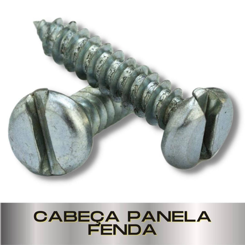 Parafusopar | Parafusos Auto Atarraxante | Cabeça Panela Fenda