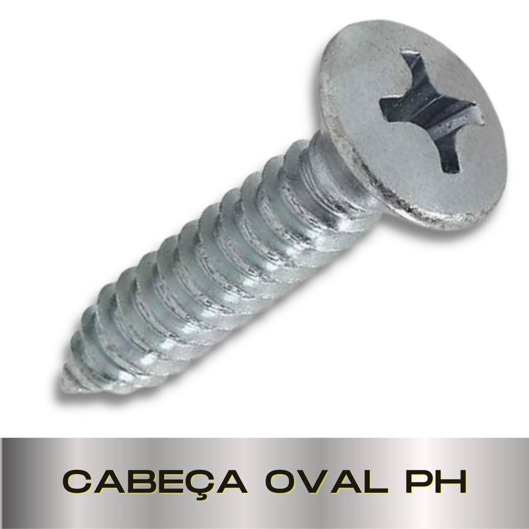 Parafusopar | Parafusos Auto Atarraxante | Cabeça Oval PH