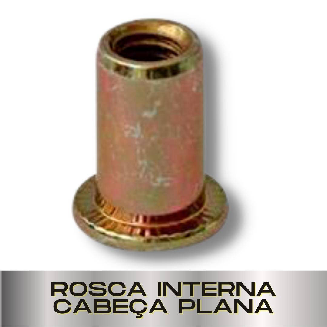 Parafusopar | Rebite Rosca Interna Cabeça Plana