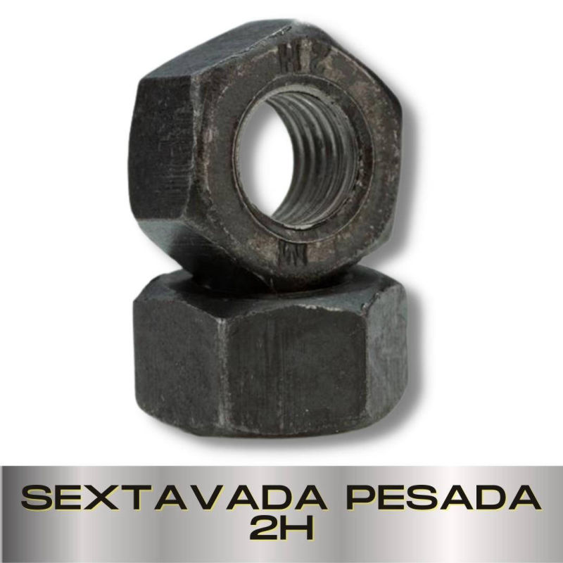 Parafusopar | Porca Sextavada Pesada 2H